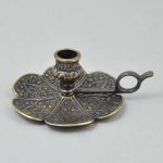 Подсвечник "Листок" "антик"