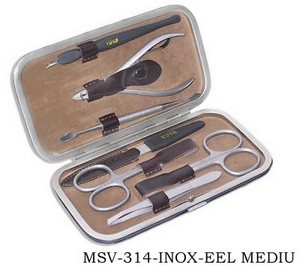 Viper Solingen Маникюрный набор MSV-314-INOX-EEL MEDIU ― интерьер  мебель испания италия платки шелк шерсть бронза дорогое дерево  Капанни, предметы интерьера (мебель Италии)   paris.su Тел 89257720112 a6423260@yandex.ru 
