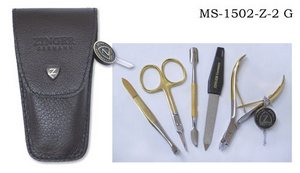 Zinger Маникюрный набор MS-1502-Z-2 G ― интерьер  мебель испания италия платки шелк шерсть бронза дорогое дерево  Капанни, предметы интерьера (мебель Италии)   paris.su Тел 89257720112 a6423260@yandex.ru 