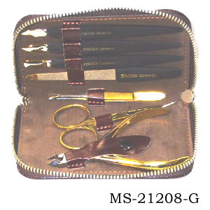 Zinger Маникюрный набор MS-21208-G ― интерьер  мебель испания италия платки шелк шерсть бронза дорогое дерево  Капанни, предметы интерьера (мебель Италии)   paris.su Тел 89257720112 a6423260@yandex.ru 