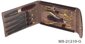 Zinger Маникюрный набор MS-21210-G ― интерьер  мебель испания италия платки шелк шерсть бронза дорогое дерево  Капанни, предметы интерьера (мебель Италии)   paris.su Тел 89257720112 a6423260@yandex.ru 
