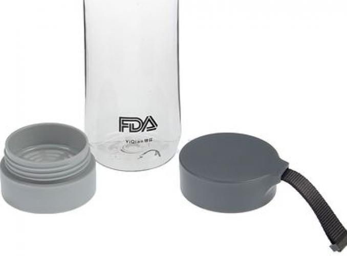 Бутылка 550мл, с ситом, FDA, микс 7.5*20см