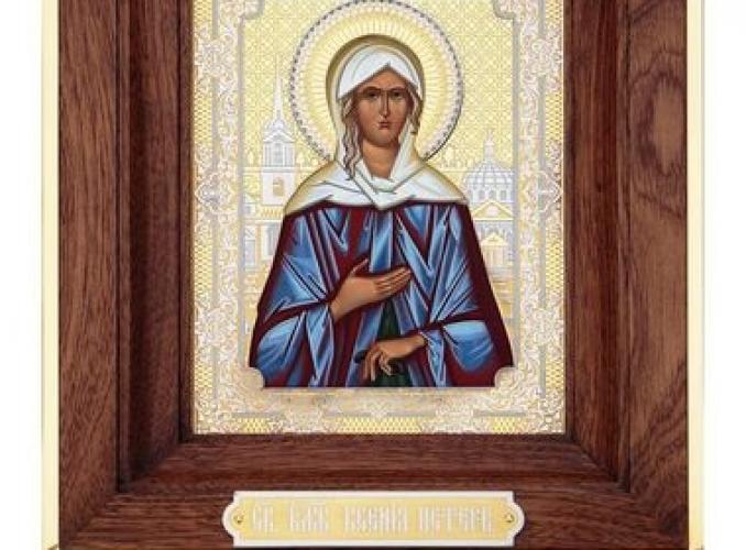 Икона Ксения Петербуржская 11х14
