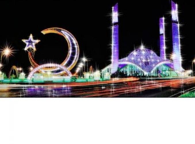 Картина на оргстекле со стразами Аргун 100*50 см