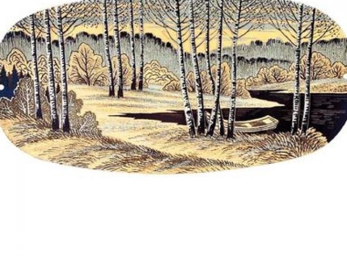 Гравюра Роща
