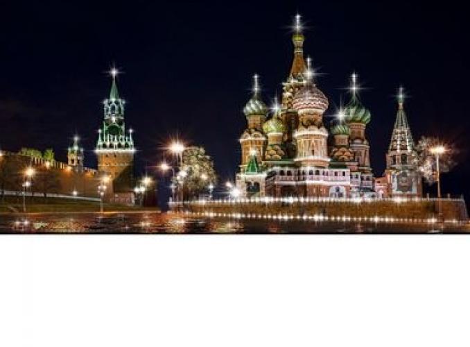 Картина на оргстекле со стразами Васильевский Спуск 100*50 см
