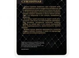 Фляжка Утоли жажду приключений 210 мл
