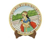 Панно мраморн.&quot;Леди&quot; (расп.в футляре d22) №145