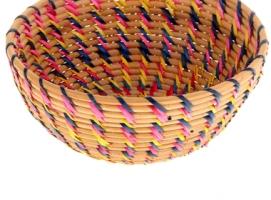 Корзина Радуга из ротанга