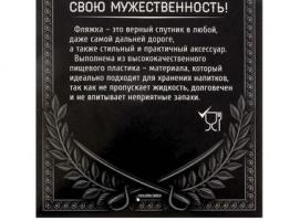 Фляжка Служка идет, 540 мл